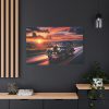 91638-188.jpg Vintage Car Driving on Road Standard Canvas