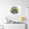 Vintage Yellow Car Standard Canvas
