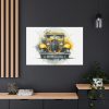 Vintage Yellow Car Standard Canvas