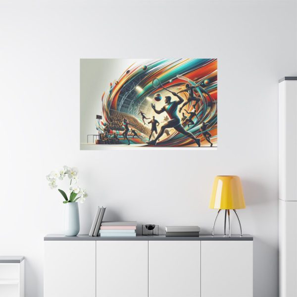 91638-202.jpg Dynamic Sport Scene Standard Canvas