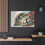 Dynamic Sport Scene Standard Canvas - Image 4