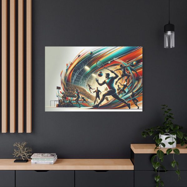 91638-203.jpg Dynamic Sport Scene Standard Canvas