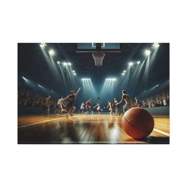 91638-206.jpg Energy and Excitement of a Basketball Game Standard Canvas