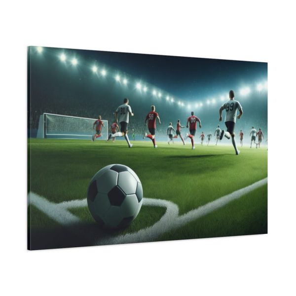 91638-210.jpg Soccer Game with Players in Action Standard Canvas