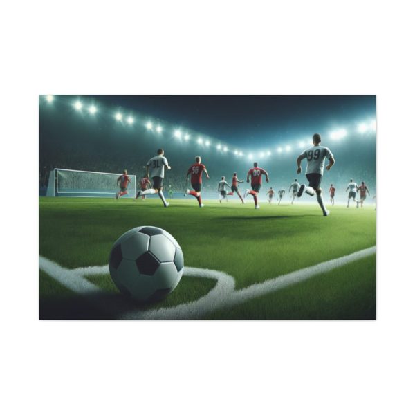 91638-211.jpg Soccer Game with Players in Action Standard Canvas