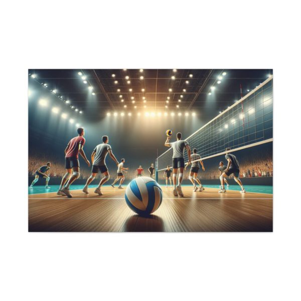 91638-226.jpg Volleyball Game with Players Standard Canvas