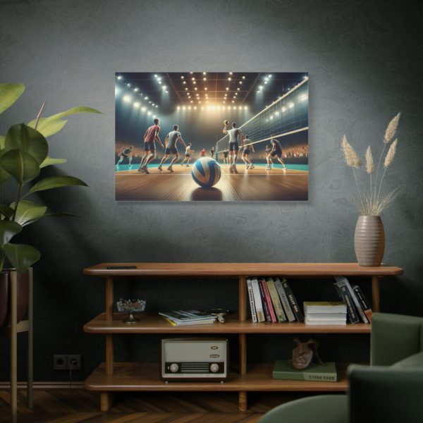 91638-229.jpg Volleyball Game with Players Standard Canvas