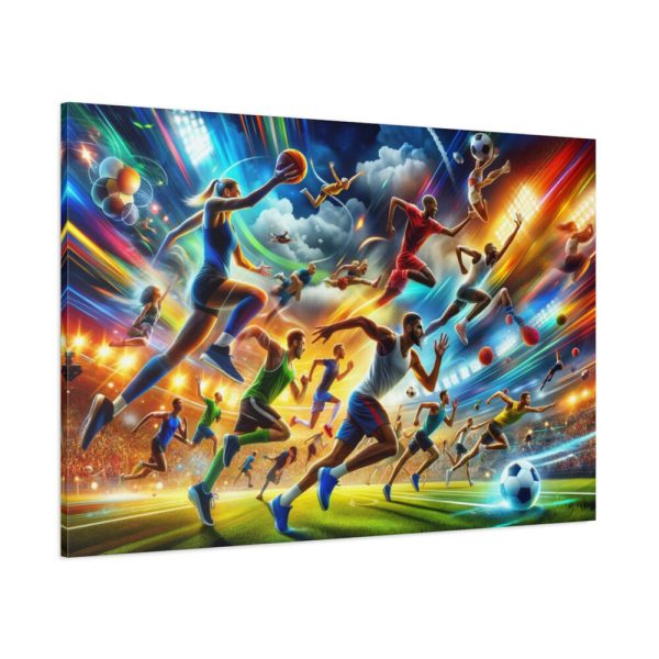 91638-230.jpg Sport Scene Capturing the Excitement and Energy of Athletes Standard Canvas