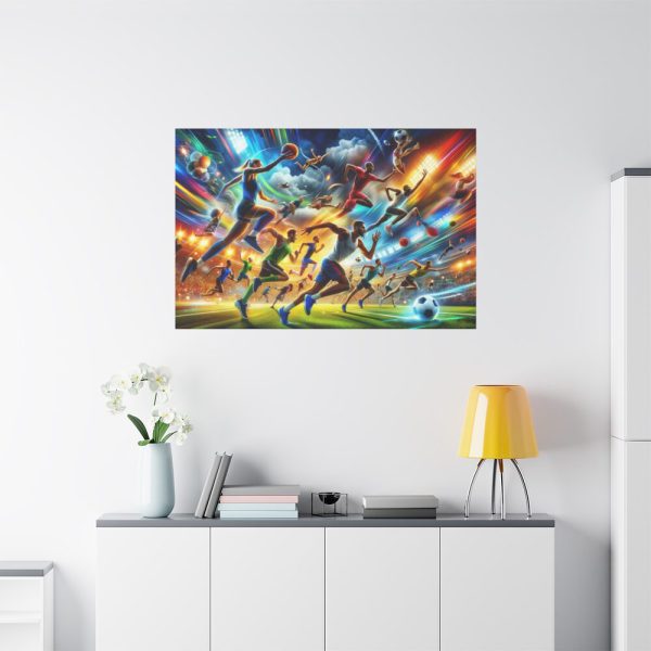 91638-232.jpg Sport Scene Capturing the Excitement and Energy of Athletes Standard Canvas