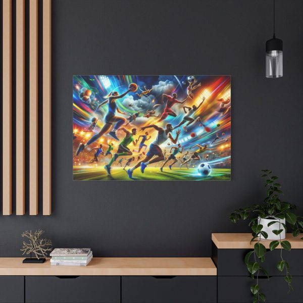 91638-233.jpg Sport Scene Capturing the Excitement and Energy of Athletes Standard Canvas