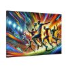 Soccer Players in Action Standard Canvas