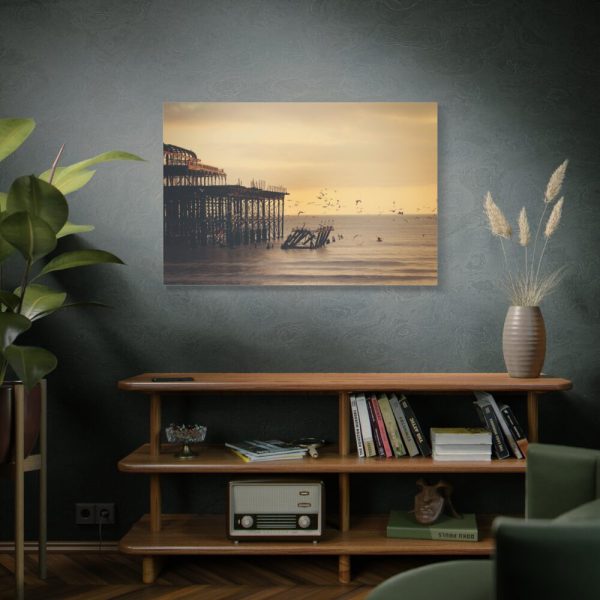 91638-244.jpg Pier Seagull Ocean Standard Canvas