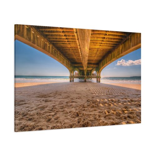 Pier Jetty Wooden Beach Standard Canvas