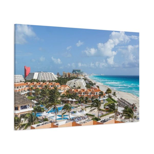 Cancun Mexico Tropical Beach Standard Canvas