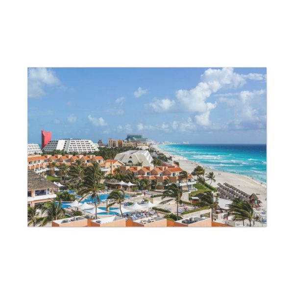 Cancun Mexico Tropical Beach Standard Canvas
