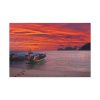 91638-276.jpg Two Boats Moored on Beach Standard Canvas