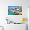 91638-287.jpg Greek Coastal Town Standard Canvas