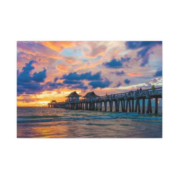 91638-291.jpg Naples Pier, Florida Standard Canvas