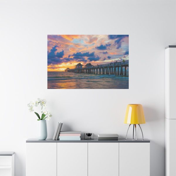 91638-292.jpg Naples Pier, Florida Standard Canvas