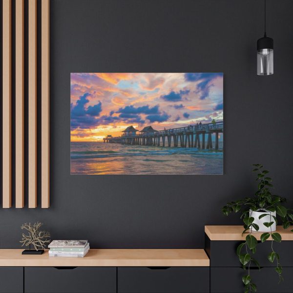 91638-293.jpg Naples Pier, Florida Standard Canvas