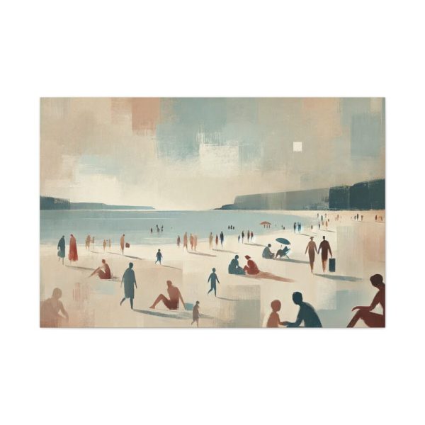 91638-296.jpg Beach Scene With People Standard Canvas