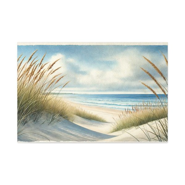 91638-306.jpg Beach Scene With Gentle Sand Dunes Standard Canvas
