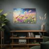 Wildflowers on Rough Texture Standard Canvas