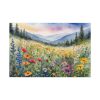 Landscape Wildflowers Fields Meadows Standard Canvas