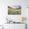Landscape Wildflowers Fields Meadows Standard Canvas