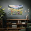 Landscape Wildflowers Fields Meadows Standard Canvas
