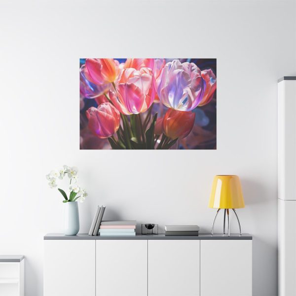 91638-382.jpg Beautiful Pink Tulips Flowers Standard Canvas