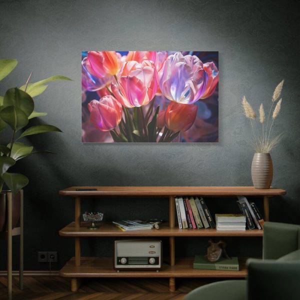 91638-384.jpg Beautiful Pink Tulips Flowers Standard Canvas