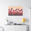 91638-387.jpg Pink Tulips Row At Sunset Standard Canvas