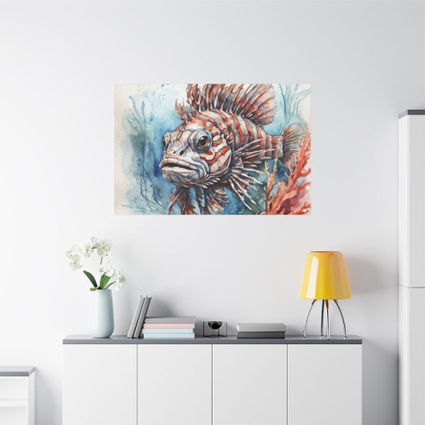 Colorful Lionfish Standard Canvas
