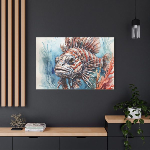 Colorful Lionfish Standard Canvas