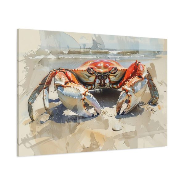 91638-400.jpg Crab Watercolor Art Standard Canvas