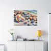 Shells Beach Sea Art Standard Canvas
