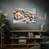 Shells Beach Sea Art Standard Canvas