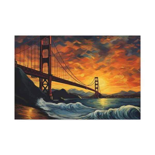 91638-41.jpg Golden Gate Bridge Painting Standard Canvas