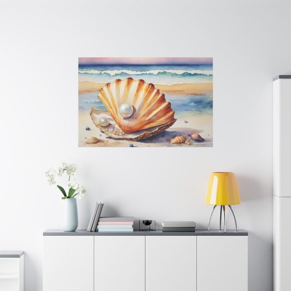 91638-412.jpg Shells Pearls Beach Art Standard Canvas