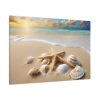 91638-420.jpg Sandy Beach With Seashells I Standard Canvas