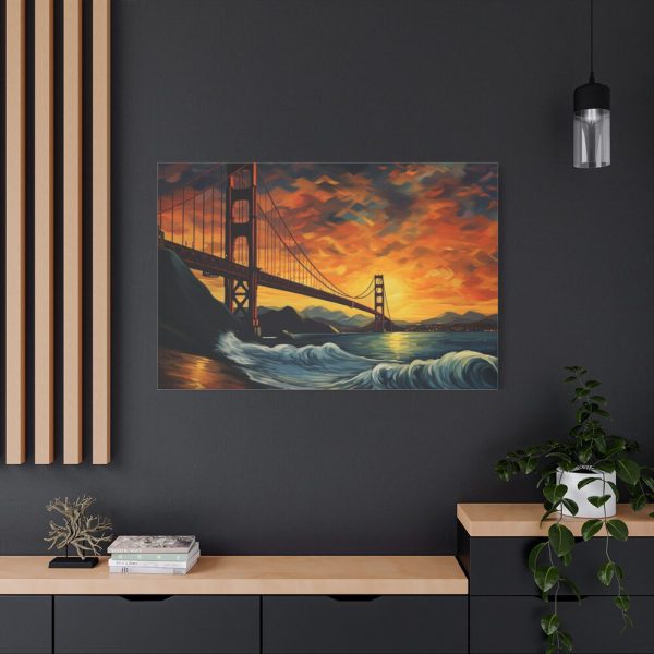 91638-43.jpg Golden Gate Bridge Painting Standard Canvas