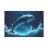 91638-431.jpg Dolphin Jump Standard Canvas
