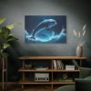 91638-434.jpg Dolphin Jump Standard Canvas