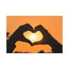 91638-6.jpg Heart Hands Frame the Sun Standard Canvas