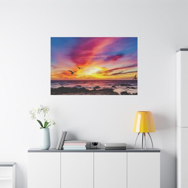 91638-72.jpg Pink Sky Sunset Standard Canvas
