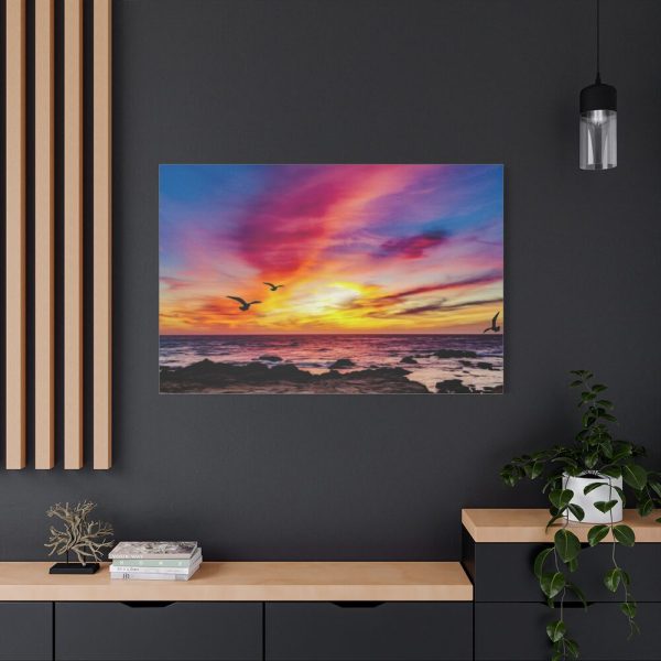 91638-73.jpg Pink Sky Sunset Standard Canvas