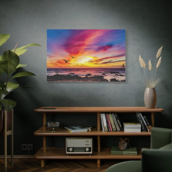 91638-74.jpg Pink Sky Sunset Standard Canvas