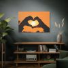 91638-9.jpg Heart Hands Frame the Sun Standard Canvas