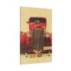 Car Vintage Red Standard Canvas